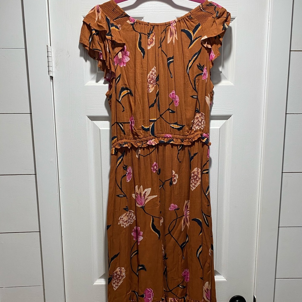 Long floral dress